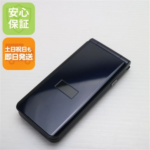 新品同様 arrows ケータイ ベーシック F-41C ネイビー スマホ 白ロム 中古 土日祝発送OK 145