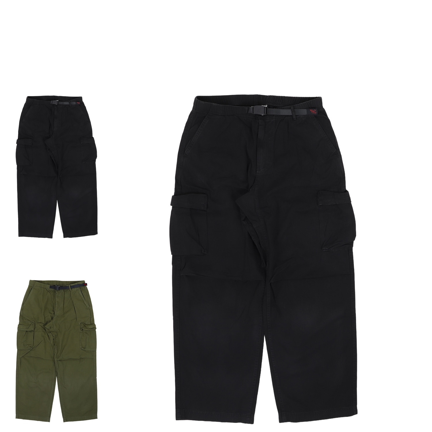 カーゴパンツ リグ メンズ ブラック オリーブ 黒 G4FU-P092