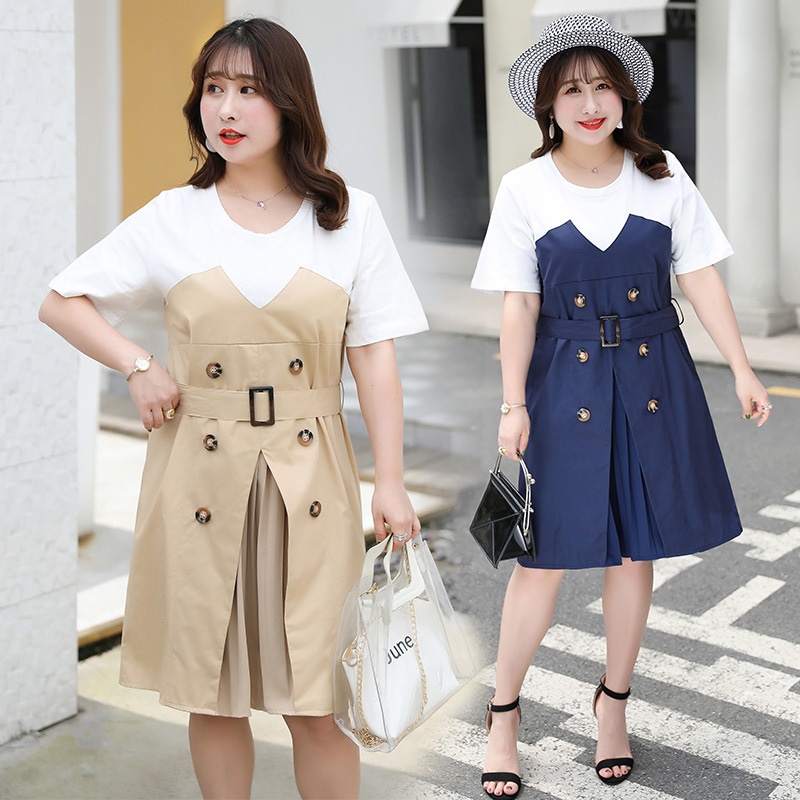 ワンピース 大きいサイズ 半袖 春夏 韓国 妊婦 マタニティ ゆったり きれいめ 3l 4xl 5l