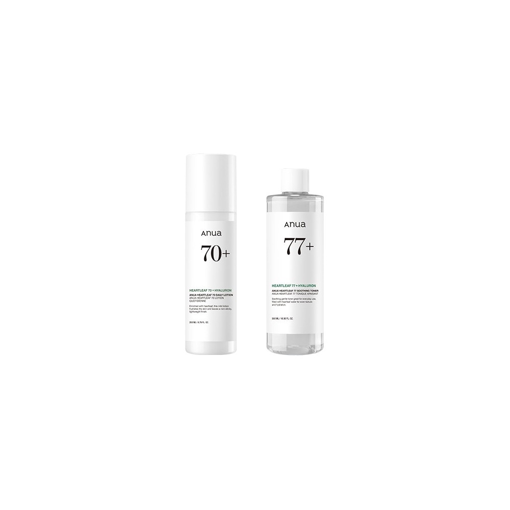 ドクダミ スキンケアセット [77％ トナー 500ml + 70％ ローション 200ml] ( 保湿 / 鎮静 / 低刺激 )