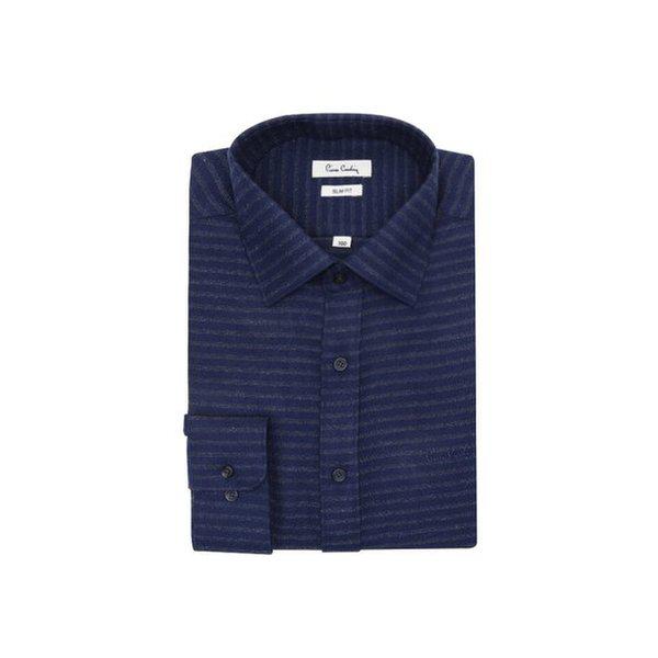 ツートンヨコスリムフィットドレスシャツPLDS4953_KG