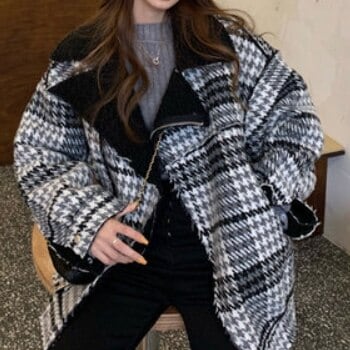 アウター コート レディース 秋冬 冬 個性的 暖かい もこもこアウター ガウンコート ミディアム丈 ミドル丈 長袖 ボリューム袖 Vネック 襟付き 大きな襟 ワイドカラー BIGシルエット 前開き