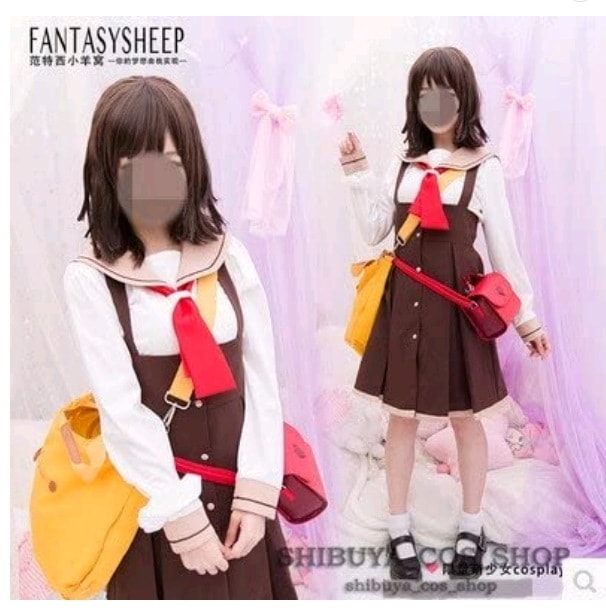 コスプレ衣装化物語 千石 撫子 制服 カバン+ポシェット付