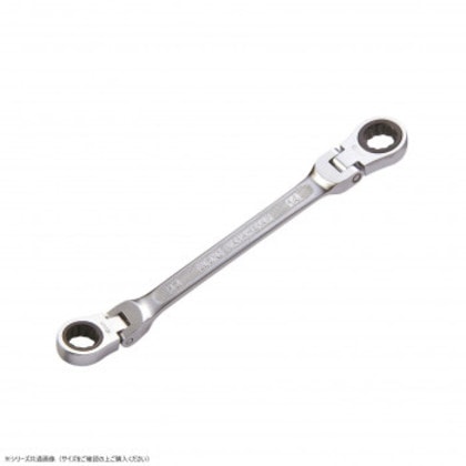 KTC ラチェットめがねレンチ(両頭型首振りタイプ) 12×14mm MR1A-1214F