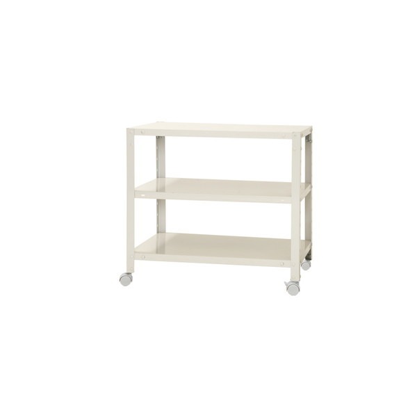 キタジマ 51070014301 NSTR-K143 ホワイト [スマートラック 3段 キャスター付] メーカー直送