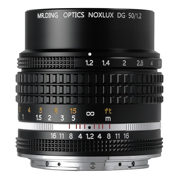 MR. DING Noxlux DG 50/1.2 NZE ブラック 交換レンズ (ニコンZマウント)