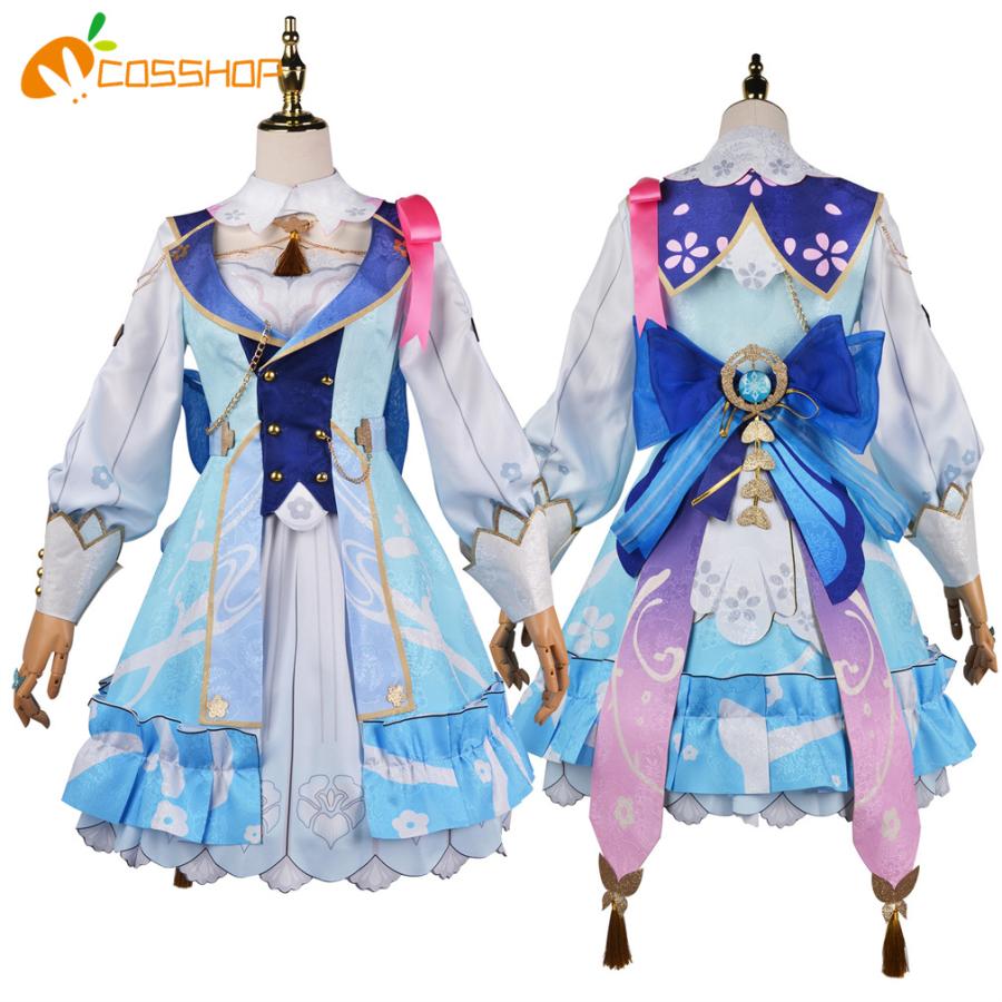 げんしん　神里綾華 花時に訪れた手紙　新スキン コスプレ 衣装 演出服 変装 cosplay 仮装 二次会 イベント パーティー