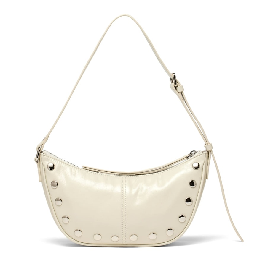 Matin STUD LEATHER SHOULDER BAG 3色