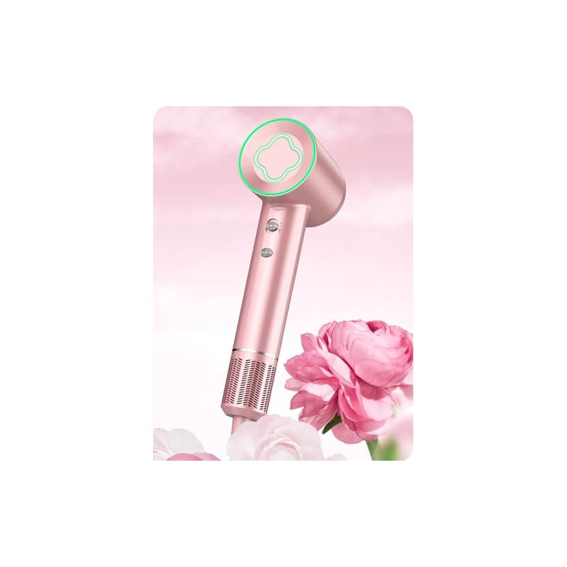 Nobelbird ドライヤー ヘアドライヤー 【2023年発売 桜色】スピーディー 高速 2億マイナスイオン 大風量 速乾 110000RPM 22m/s ブラシレスモーター 4色LEDリンク 冷温 11,955円