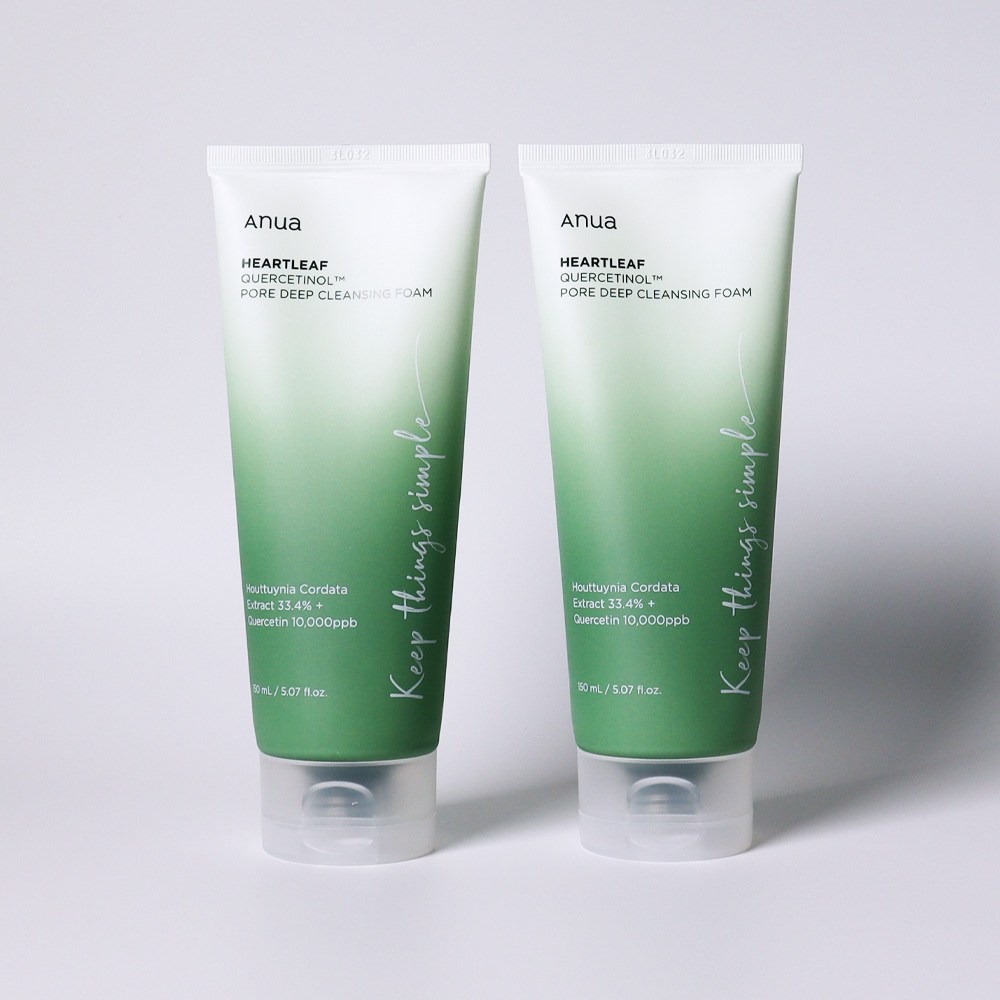 アヌア【リニューアル】ドクダミ[韓国化粧品]アヌアクオセチノール毛穴ディップクレンジングフォーム150ml2個