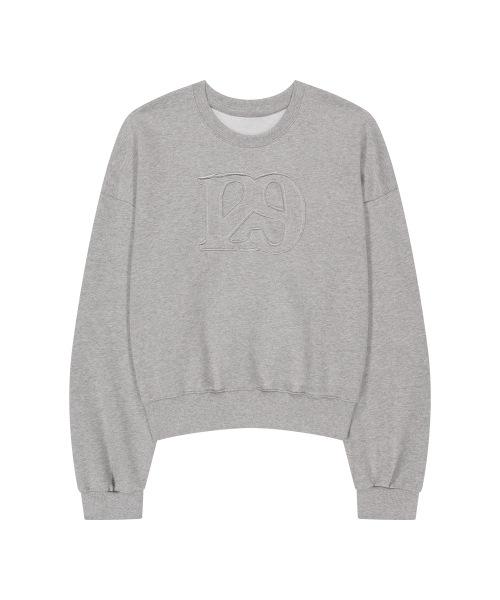 【ILLIGO】 129 LOGO PATCH BALLOON SWEATSHIRT MELANGE 正規品