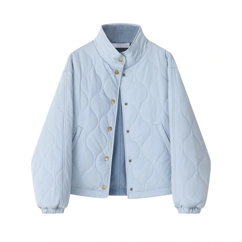 コーデュロイ リバーシブル ダウンジャケット レディース 2025 小さめ スタンドカラー トレンド ブランド 防寒 中綿コート