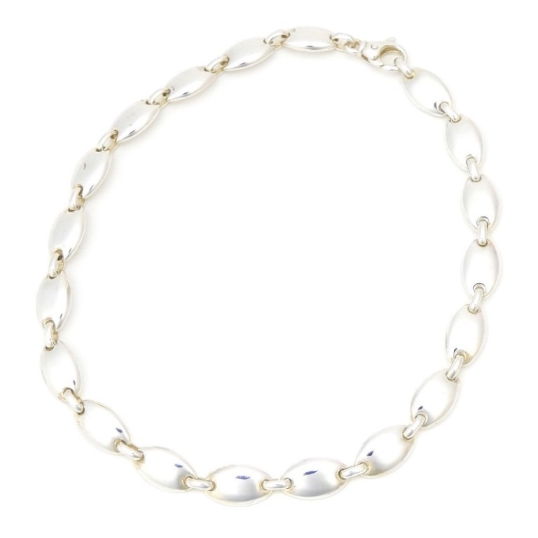 ﾃｨﾌｧﾆｰ TIFFANY&Co. ﾈｯｸﾚｽ ﾍﾟｸﾞﾙ /ｼﾙﾊﾞｰ/SV925 総重量98.2g 全長44cm【中古】 (37465)