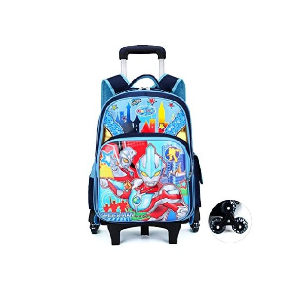 WZCSLM Anime School Bags student Oxford Cloth Vacation Backpack Travel Bag Luggage Trolley Case with