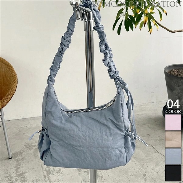 新作商品 フリルショルダーホーボーバッグ