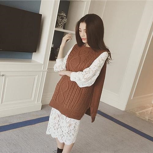 1406. ルーズレースワンピース（ホワイト） ドレス お呼ばれ 二次会 ワンピース 結婚式 パーティードレス 2019 春夏 sale