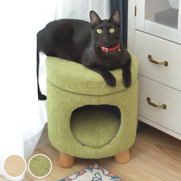 ペットスツール スツール ペット ハウス ペット用 丸形 クッション おしゃれ