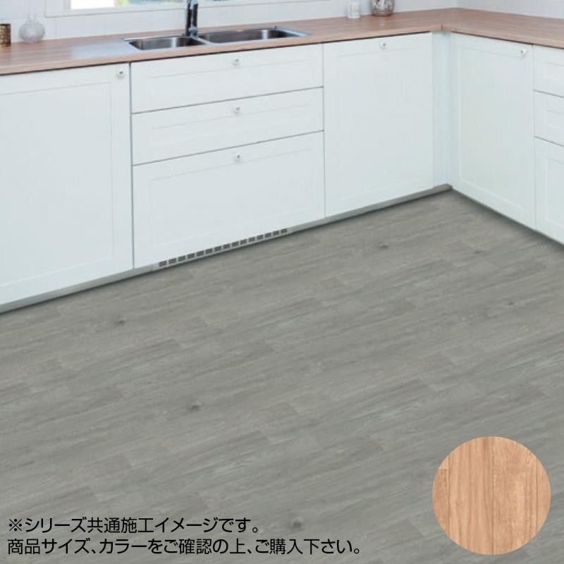 富双合成 クッションフロア スタイルフロア 約91cm幅x20m巻き Y544-S オーク