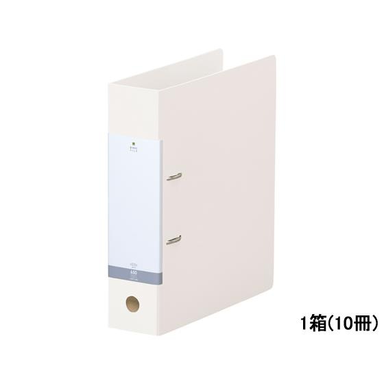 D型リングファイル A4タテ 背幅74mm 白 10冊 リヒトラブ G2280-0