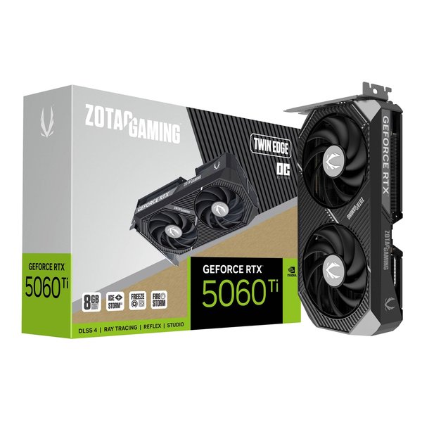 ZOTAC GAMING GeForce RTX 5060 Ti 8GB Twin Edge OC ZT-B50610H-10M