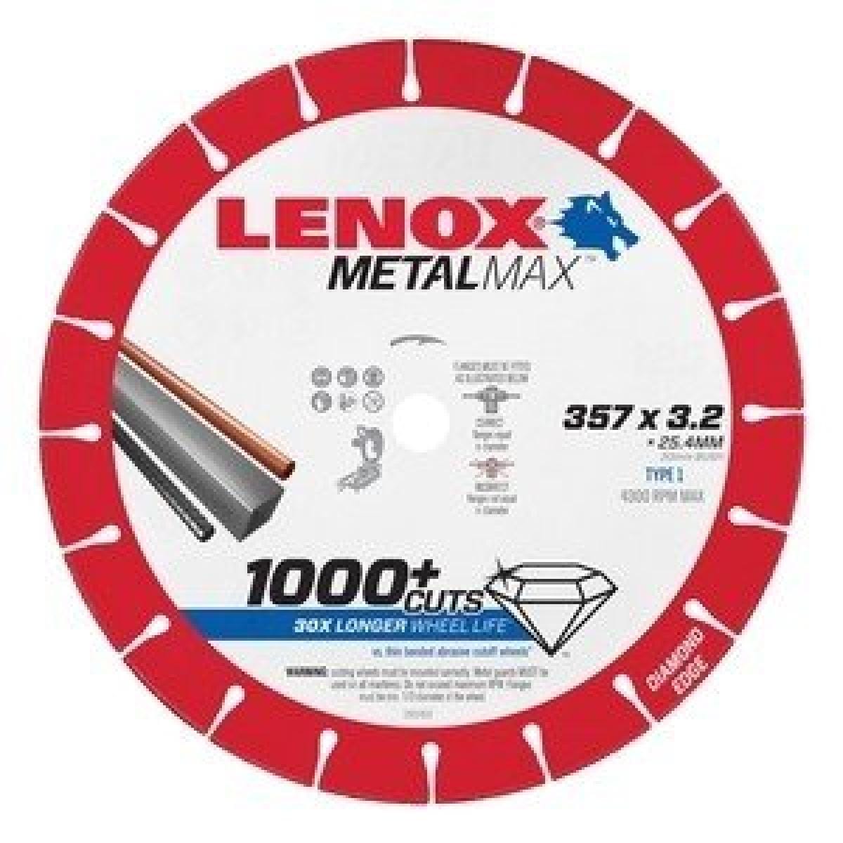 LENOX メタルマックス 14" 357X25.4(20)X3.2ｍｍ レノックス 1985498