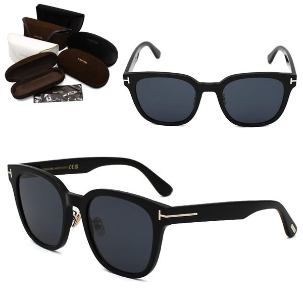 サングラス FT1241-K/S 01A 55 TF1241 サングラス EYEWEAR アジアンフィット ブラック グレー ユニセックス