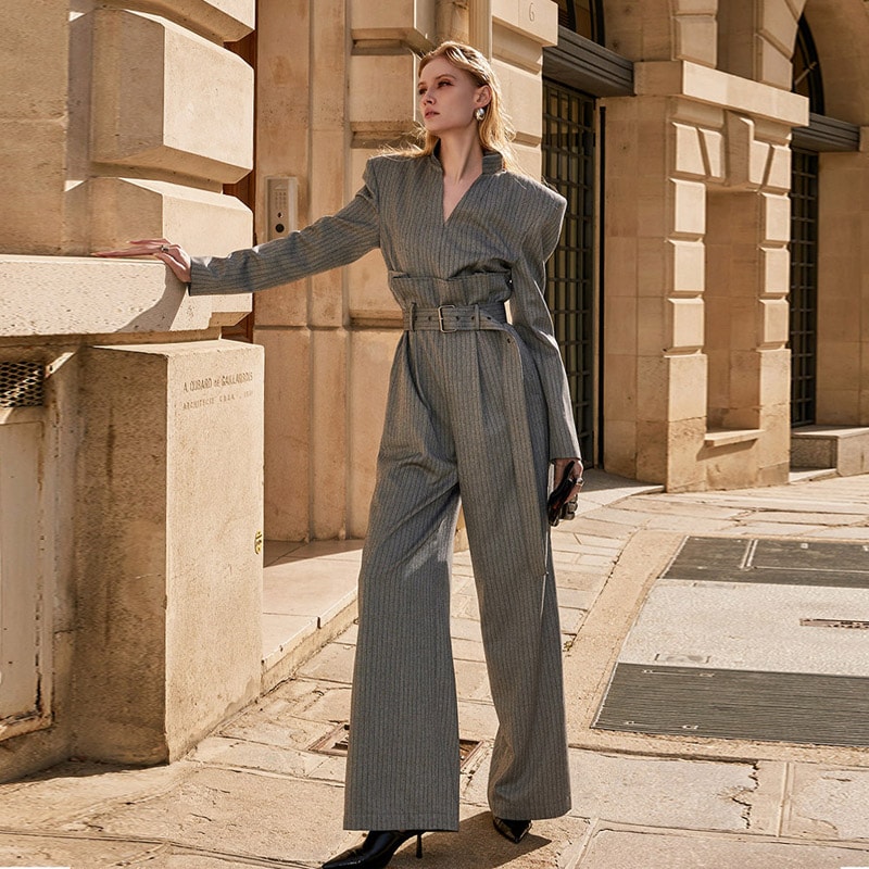 MBD23O2JS001ジャンプスーツ(ベルトセット)