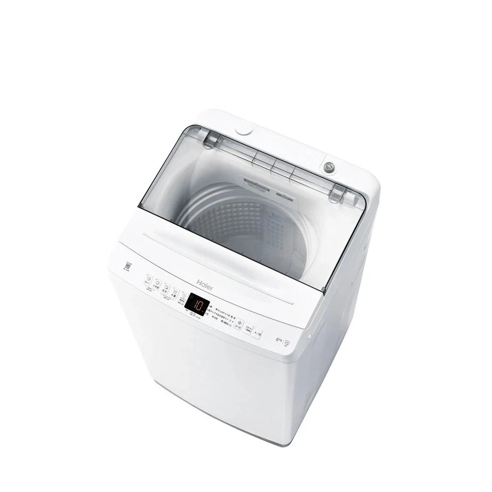 設置取付無し 全自動洗濯機　6.0kg　ホワイト　JW-U60B-W家電 洗濯 洗濯機 多機能 脱水 除菌 お急ぎ 時短 短時間