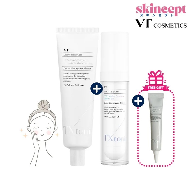 [セット] TXトーニング エッセンス 1000ショット 30ml (+15ml 企画) + TX トニング クリーム 50ml_デイリーブライトニング/トーン/保湿ケア