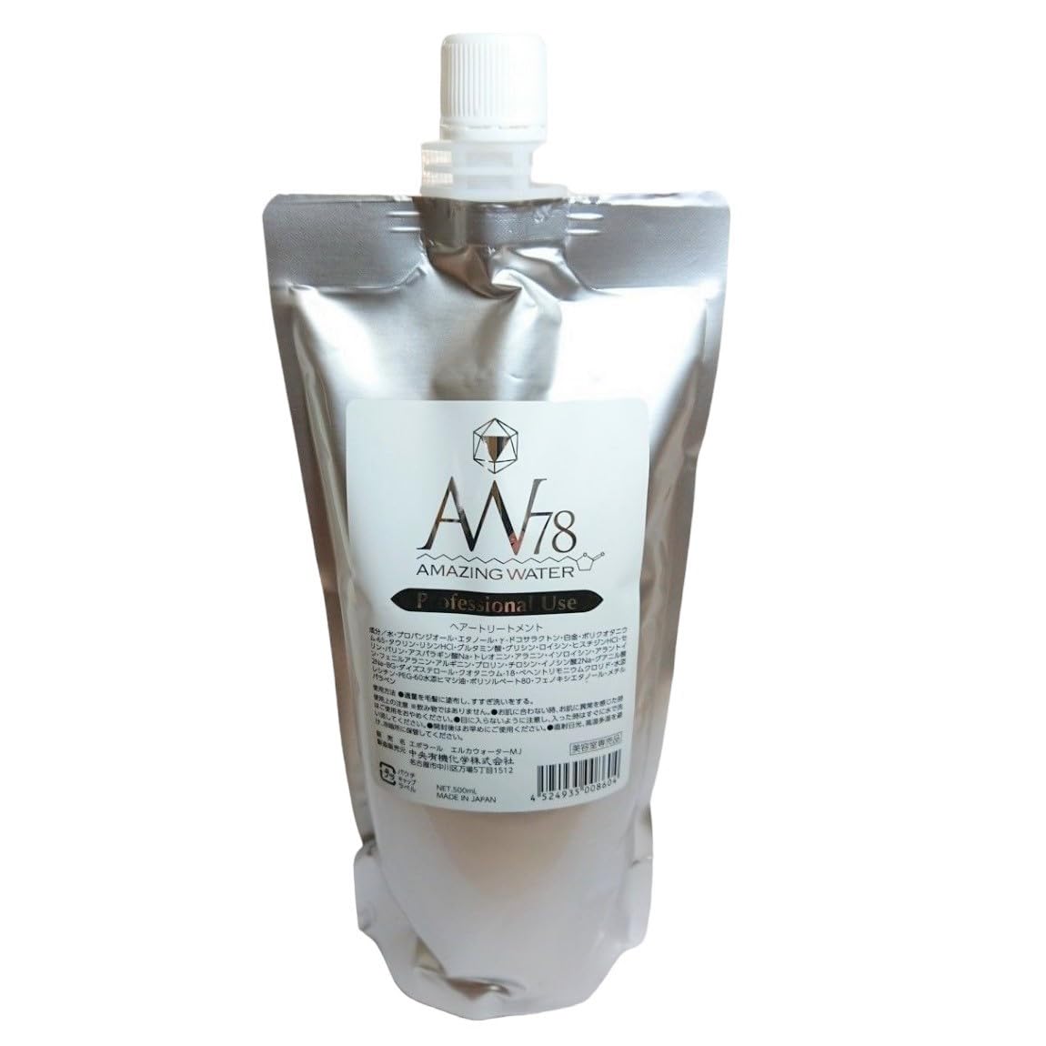 中央有機化学 AW78 アメイジングウォーター78 ヘアトリートメント 500ml レフィル 6,569円