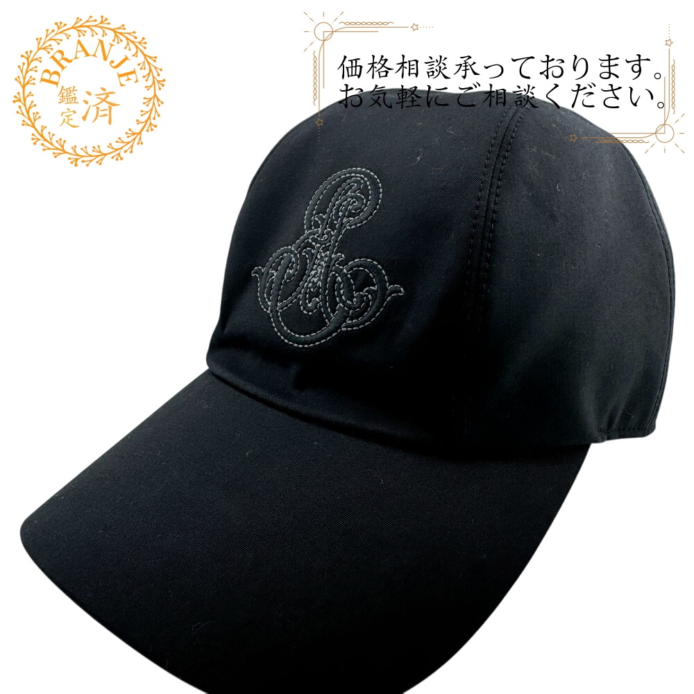デイヴィス エミール 帽子 コットン キャップ ブラック ブランドキャップ