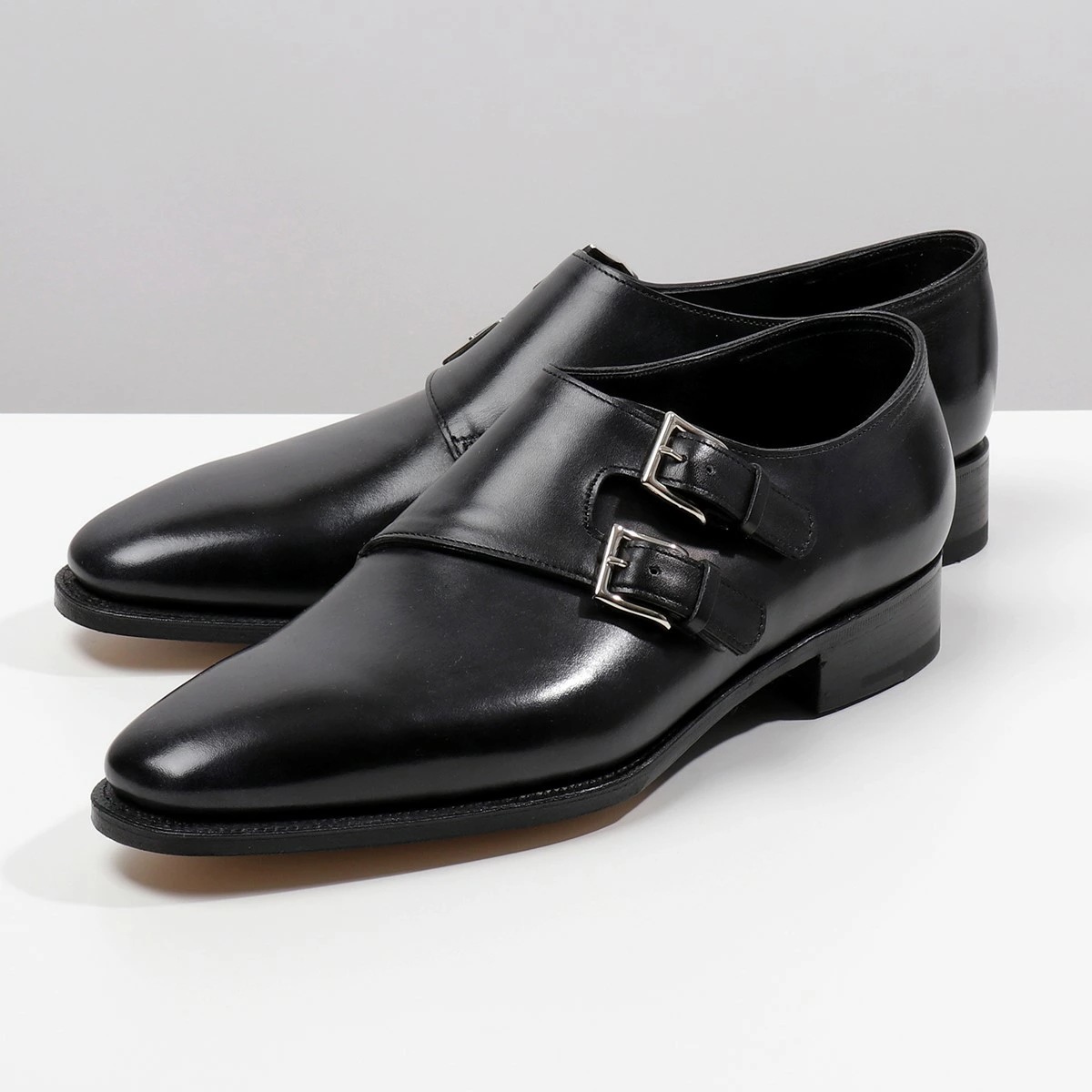 JOHN LOBB ジョンロブ CHAPEL CALF 704180L 1R MUSEUM CALF M/W チャペル レザー レザーシューズ ドレスシューズ 革靴 ビジネス BLACK 靴 メンズ