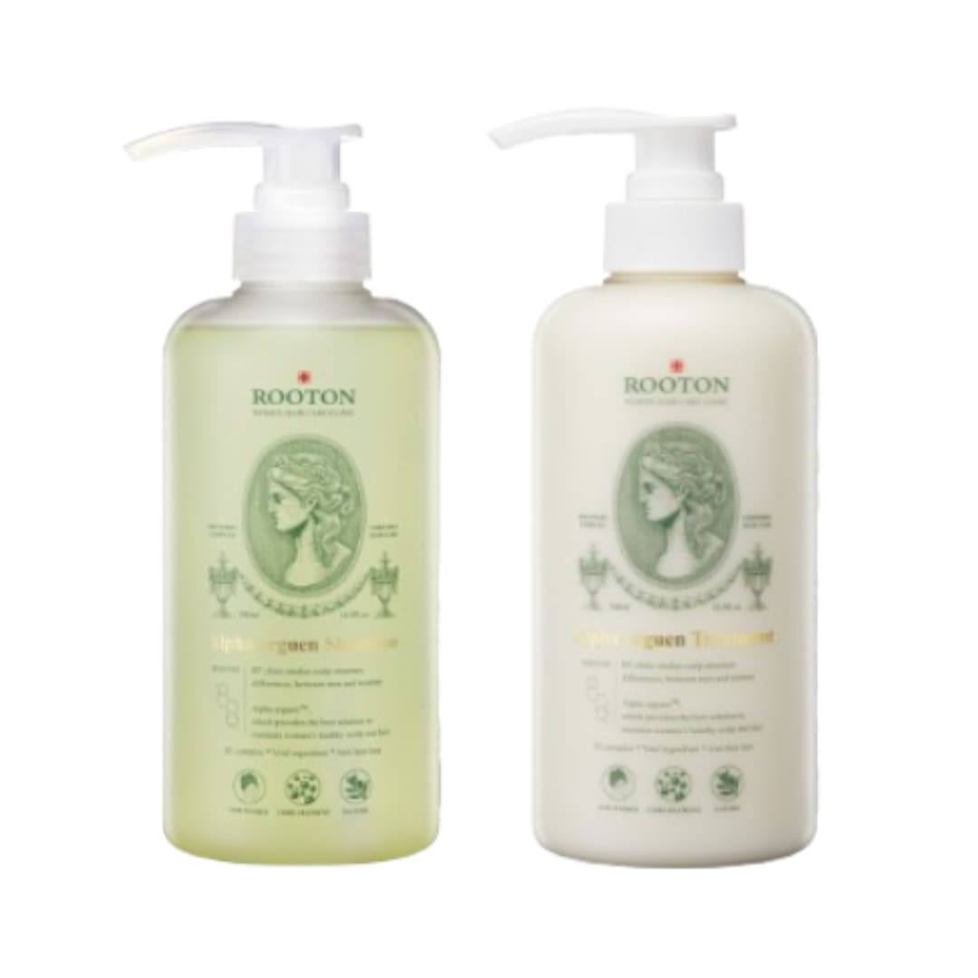アルファエルゲンシャンプー 500ml + トリートメント 500ml /非健康成分/脱毛緩和/敏感な頭皮/頭皮栄養供給