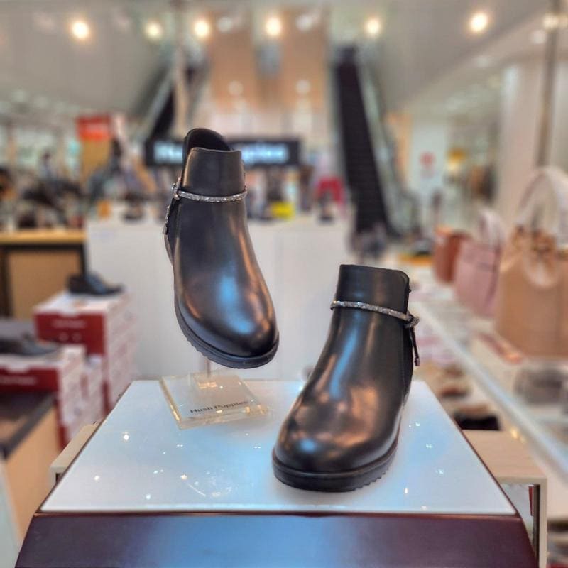 女性の足に優しい3cmコンフォートドレス起毛ジッパーアンクルブーツ3fr604-3_CA