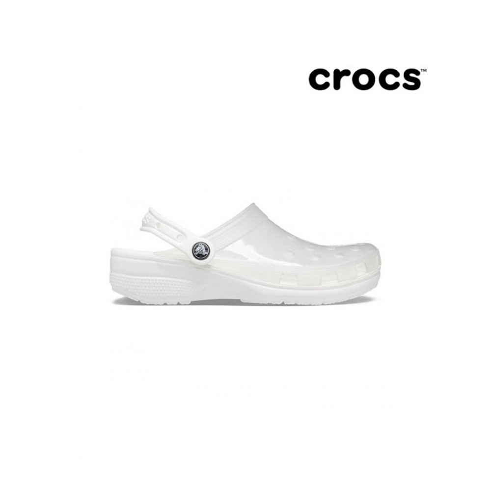 クロックスコモンクラシッククリアクロッグホワイト 206908-100