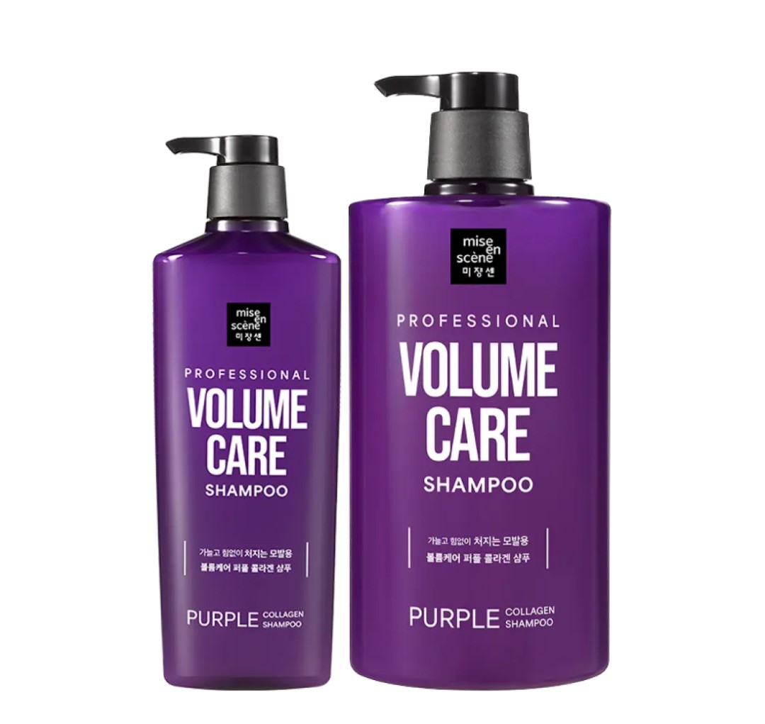 ミジャンセン パープルコラーゲン シャンプー 680ml+1000ml 大容量ボリュームケアダメージケア 韓国人気のヘアケア サロン品質