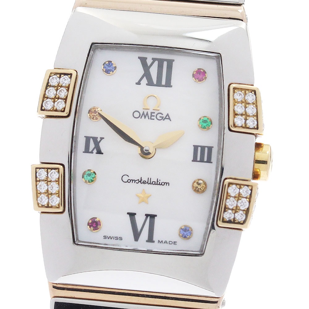 オメガ OMEGA 1283.79 コンステレーション ミニ クアドレラ クォーツ レディース _944596【中古】