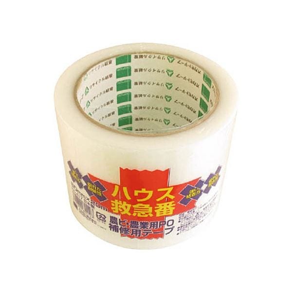 （まとめ）ハウス救急番 80mmx20m 417 1巻 [x3セット]