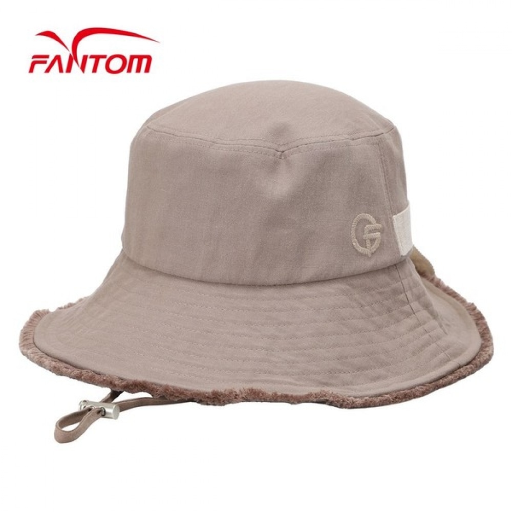 (Phantom) 女性用リネンリボンポイントバケットハット