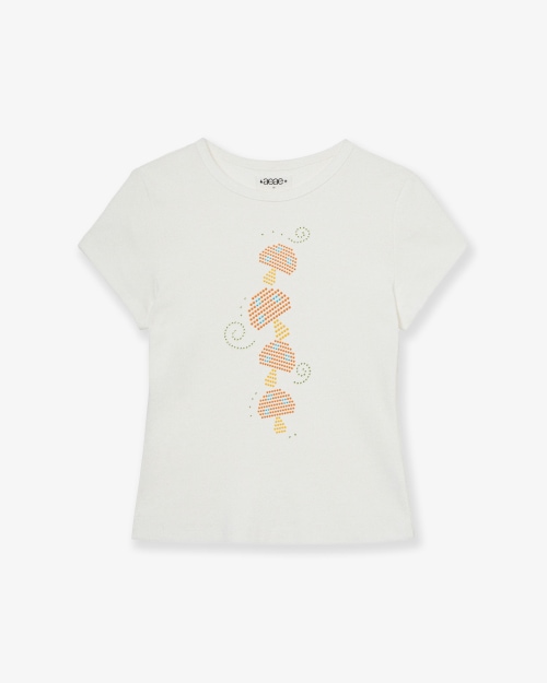【AEAE】 MUSHROOM HOTFIX TEE [WHITE] 正規品