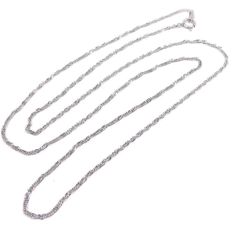 純プラチナ (Pt999) ネックレスチェーン　スクリュー (造幣局検定マーク入り) [ジュエリー] 【ギフトラッピング済み】 (60) 38,870円