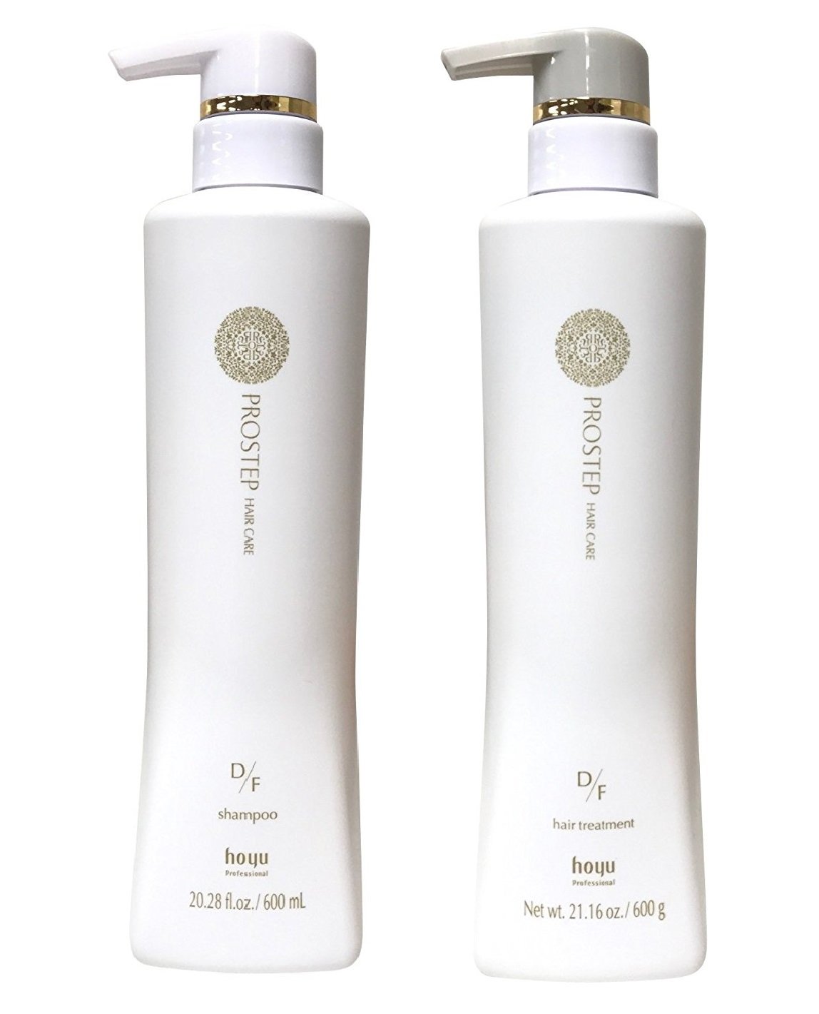 hoyu ホーユー プロステップ ヘアケア D/F シャンプー 600ml ＆ トリートメント 600g セット