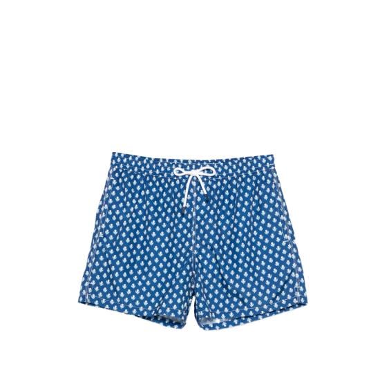 FEDELI Men Swim Pants TU000318 F92 20 BLUE WHITE