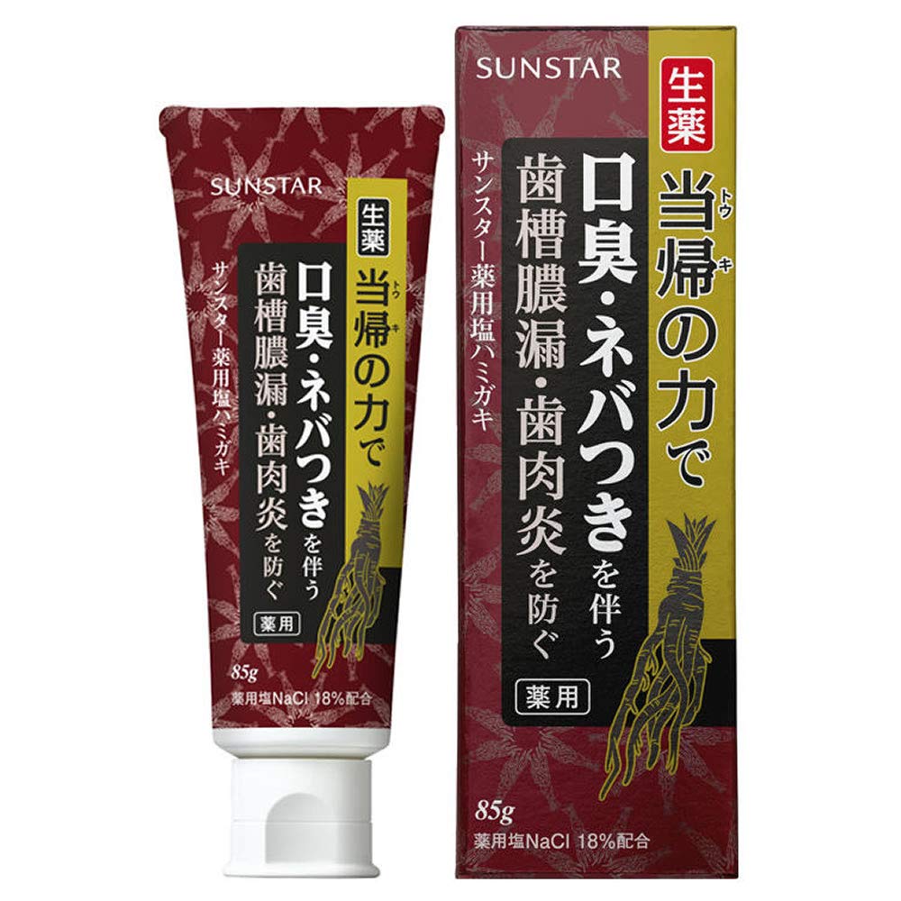 サンスター 薬用ハミガキ 生薬 当帰の力 ８５ｇ×６個セット