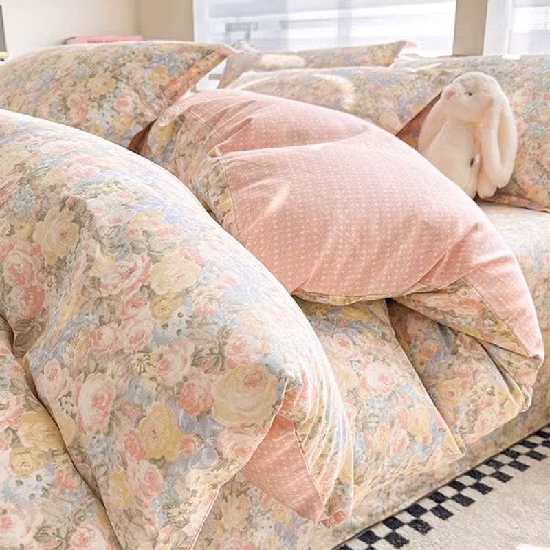 全綿ベッド上4点セット純綿布団カバーシーツカバーベッド笠カバーベッド品3点セット