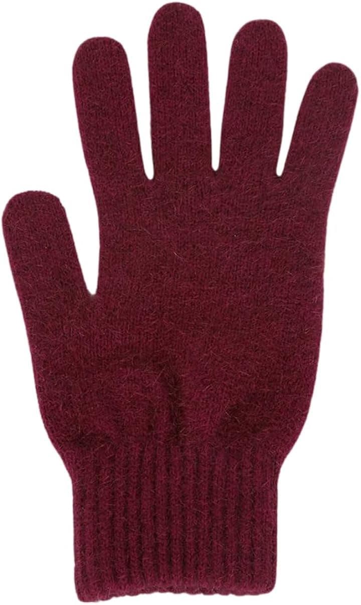 ポッサムメリノ 手袋 防寒 防風 保温グローブ 男女兼用 暖かい ウール手袋 自転車 バイク アウトドア 通勤通学 暖かい手袋 秋 冬用(ベリー, M)