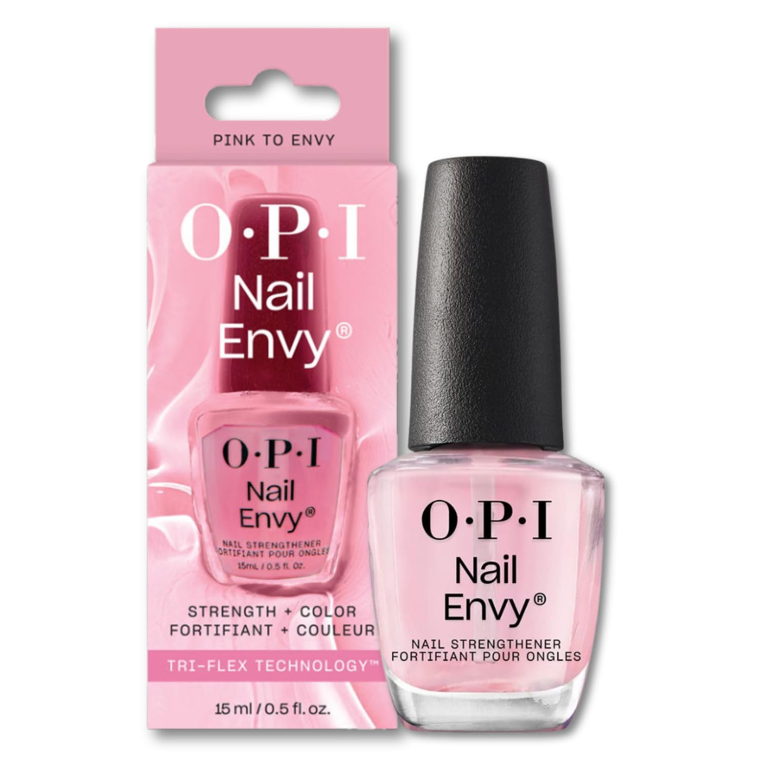 OPI(オーピーアイ) 爪強化剤 美爪 クリアピンク 15mL (ネイルエンビーαクリア NT223) 育爪 ネイルケア 補強 保護 ハードナー 美爪ケア 自爪ケア 自然なツヤ ツヤ出し