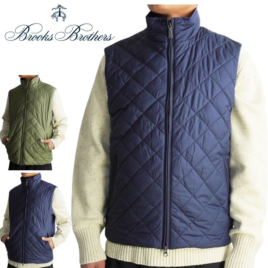 BROOKS BROTHERSブルックスブラザーズメンズ ベストTHERMORE QUILTING VESTサーモア キルティングベストNAVY(ネイビ