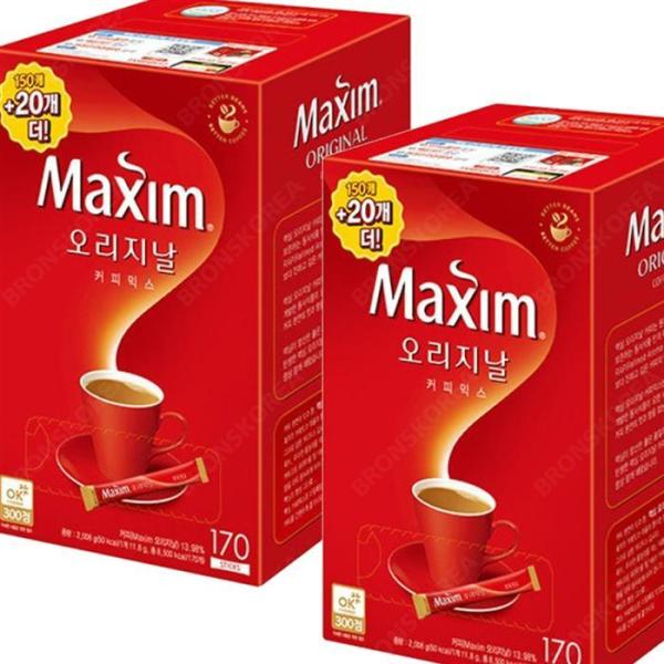 マキシム オリジナル コーヒーミックス 150T + 20T X 2個 使い捨てコーヒー スティック