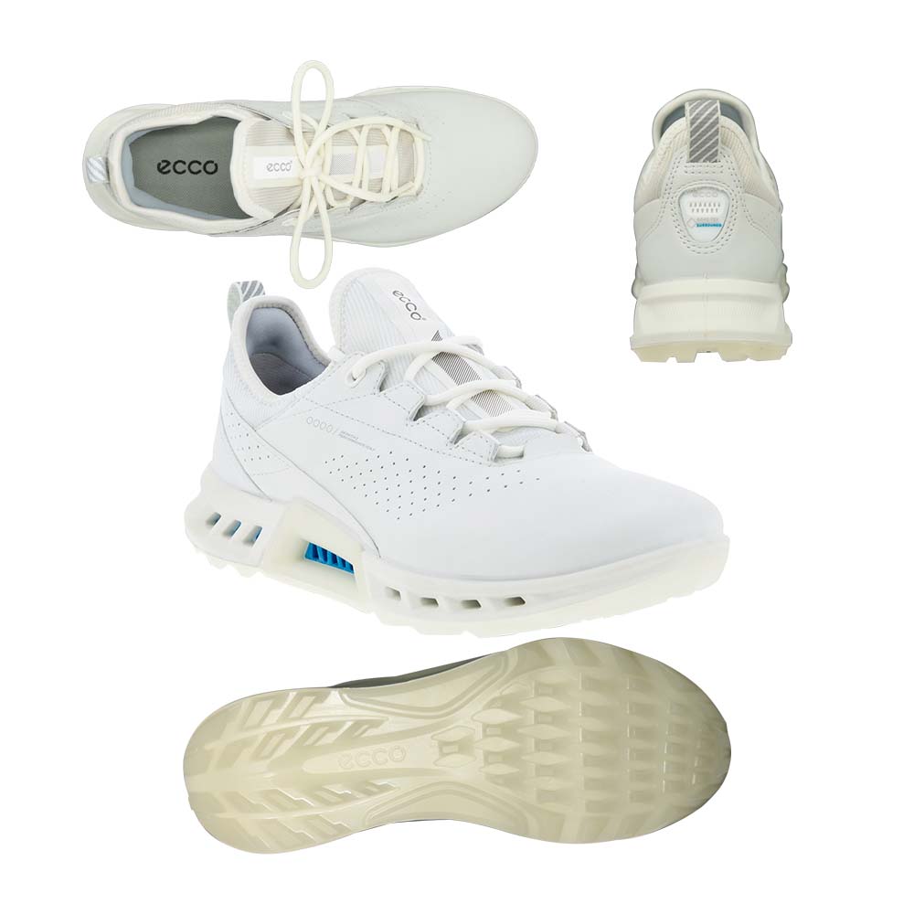 ゴルフシューズ レディース BIOM C4 スパイクレス 130903（01007）ホワイト